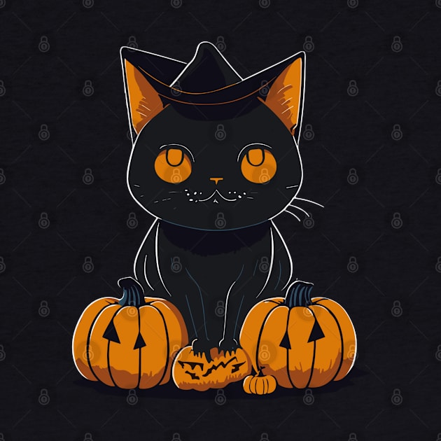 Halloween cat by Roshan